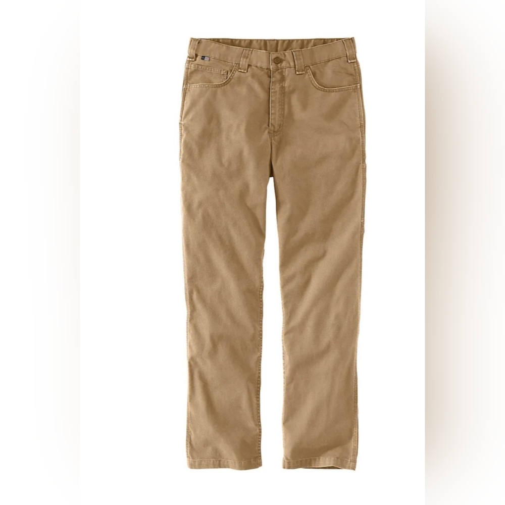 CARHARTT FLAME-RESISTANT RUGGED FLEX RELAXED FIT CANVAS WORK PANT, Size 36x32 - Picture 5 of 5